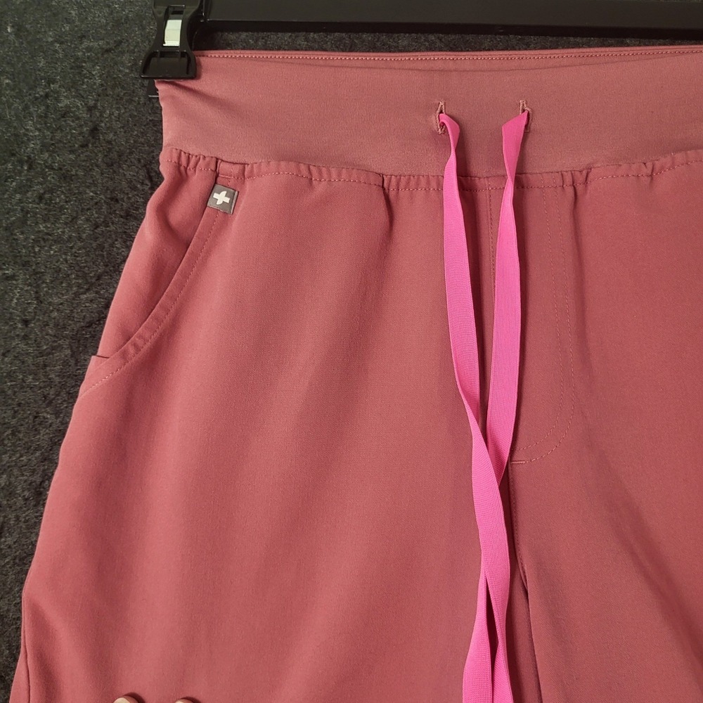 FIGS Zamora Jogger Scrub Pants Womens Small Mauve Pink Technical Collection S